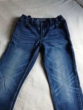 Classic Boy's Dark Blue Stretch Jeans